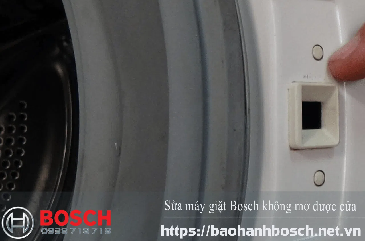 máy giặt Bosch không mở được cửa