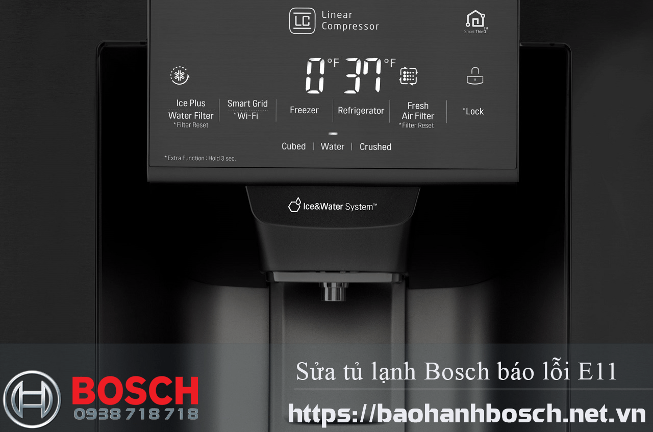 Tủ lạnh Bosch lỗi E11