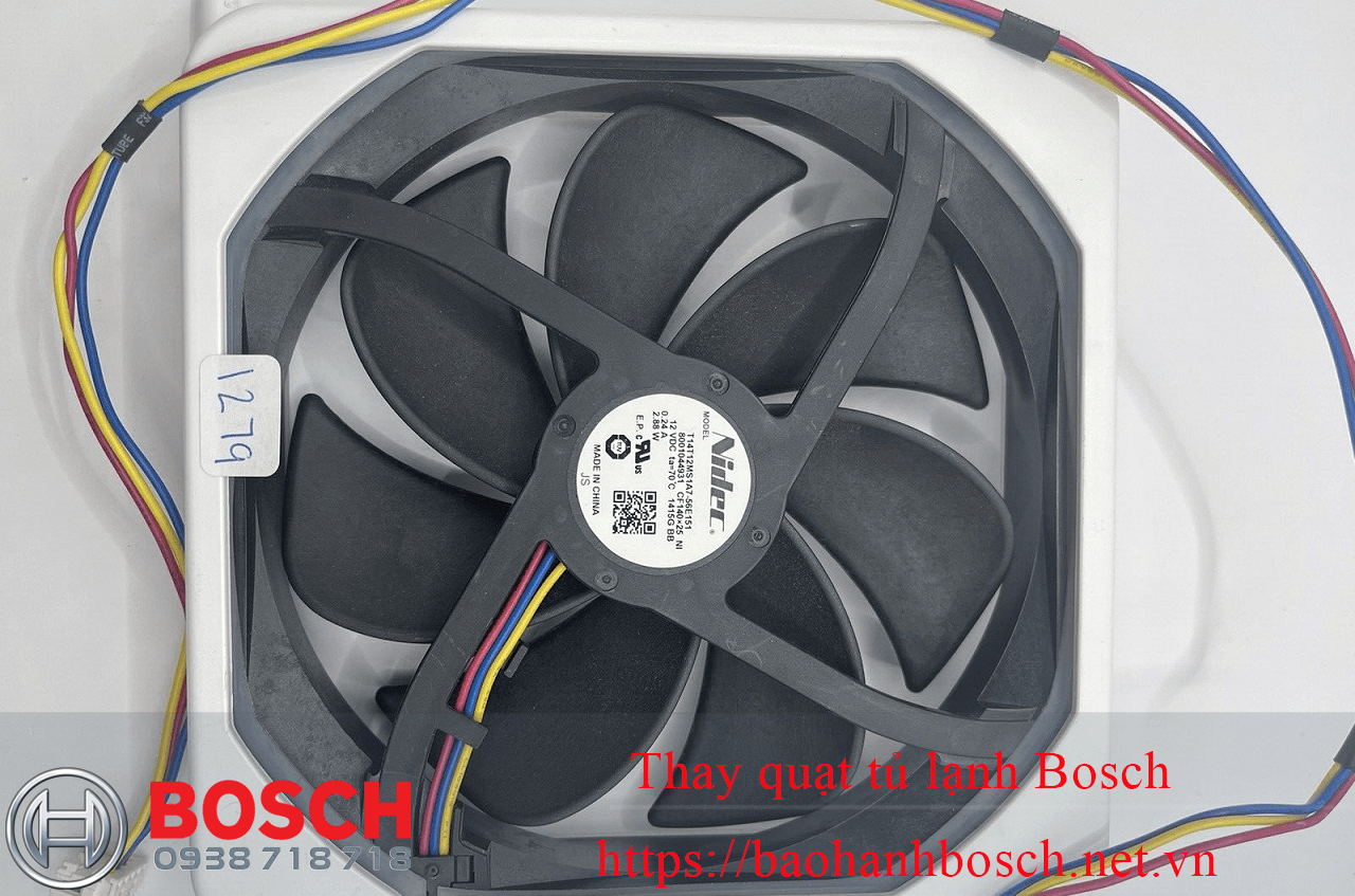 Thay quạt tủ lạnh Bosch