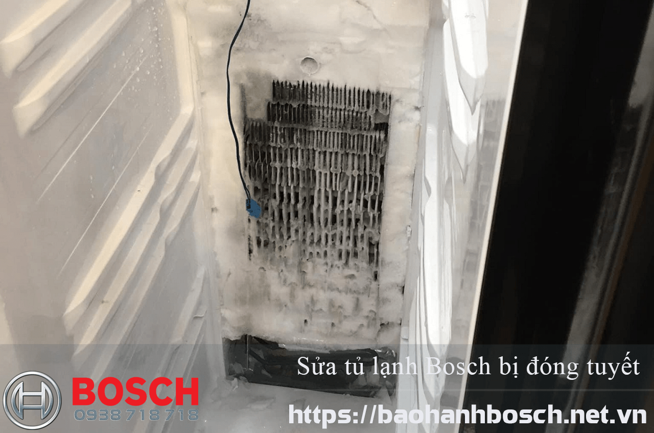 Tủ lạnh Bosch bị đóng tuyết