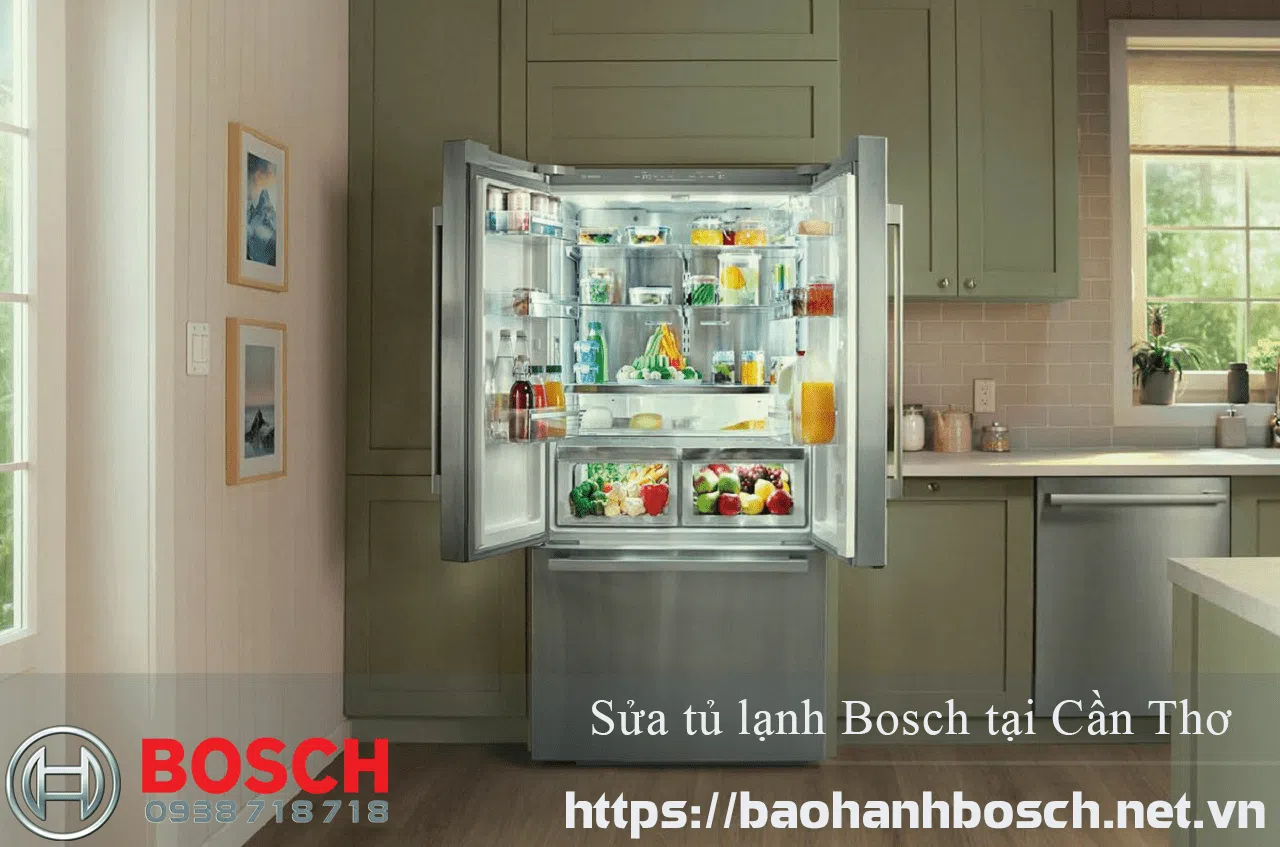 Nguyên liệu tủ lạnh Bosch chính hãng, dịch vụ bảo hành và sửa chữa tủ lạnh Bosch tại Cần Thơ, đảm bảo uy tín và chất lượng cao.