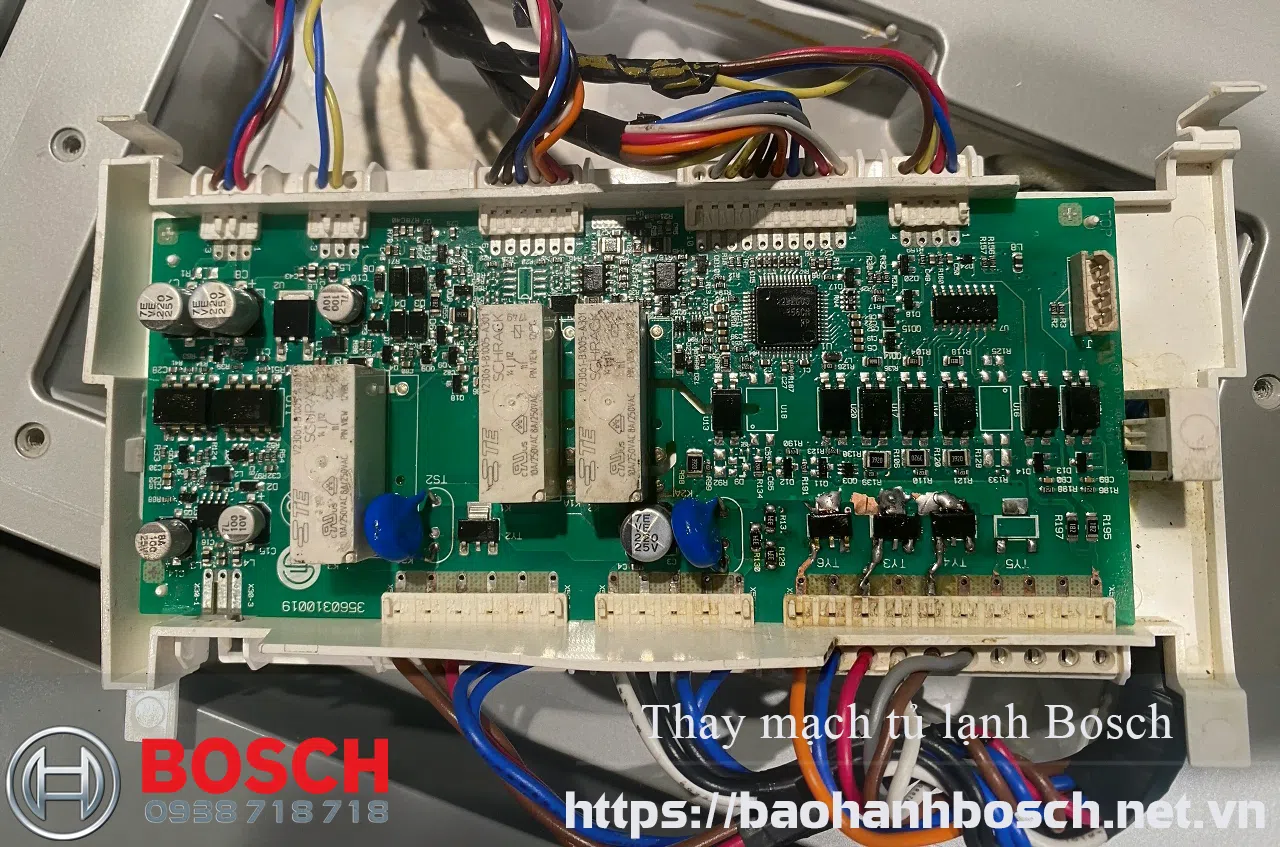 Linh kiện bảng mạch tủ lạnh Bosch chính hãng, bảo hành đảm bảo, sửa chữa nhanh chóng, uy tín tại Việt Nam.