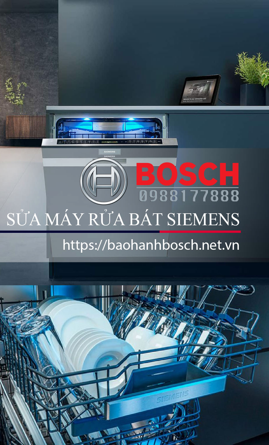Sửa máy rửa bát Siemens