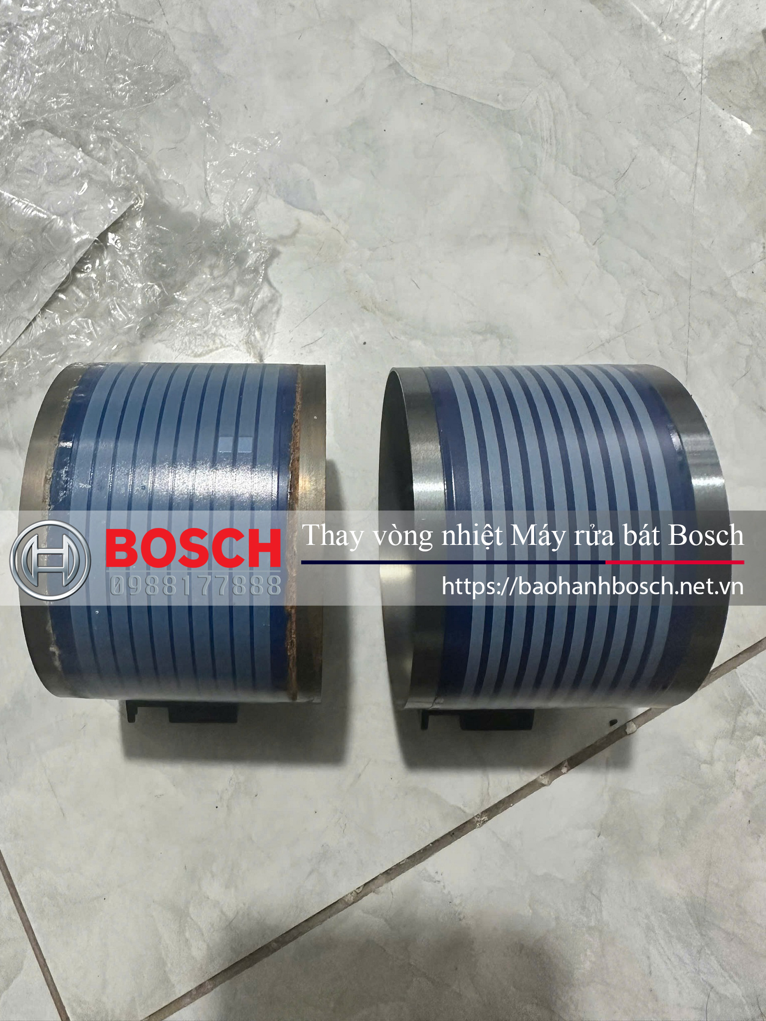 Thay vòng nhiệt máy rửa bát Bosch