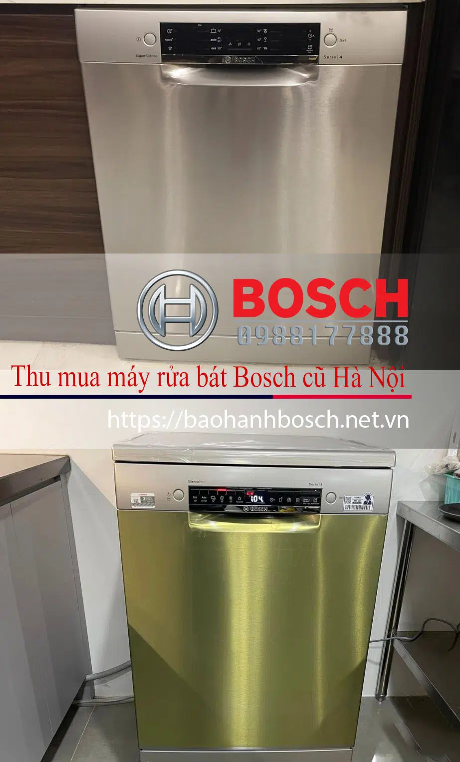 Máy rửa bát Bosch cũ Hà Nội, bảo hành chính hãng, mua bán máy rửa chén, dịch vụ sửa chữa Bosch, phụ kiện máy rửa bát Bosch.