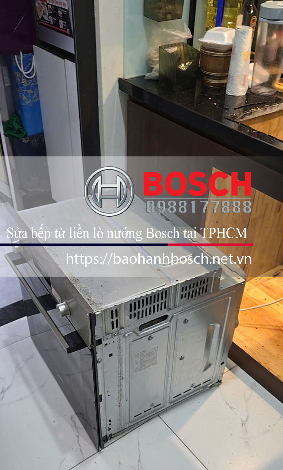 Sửa bếp từ liền lò nướng Bosch tại TP HCM