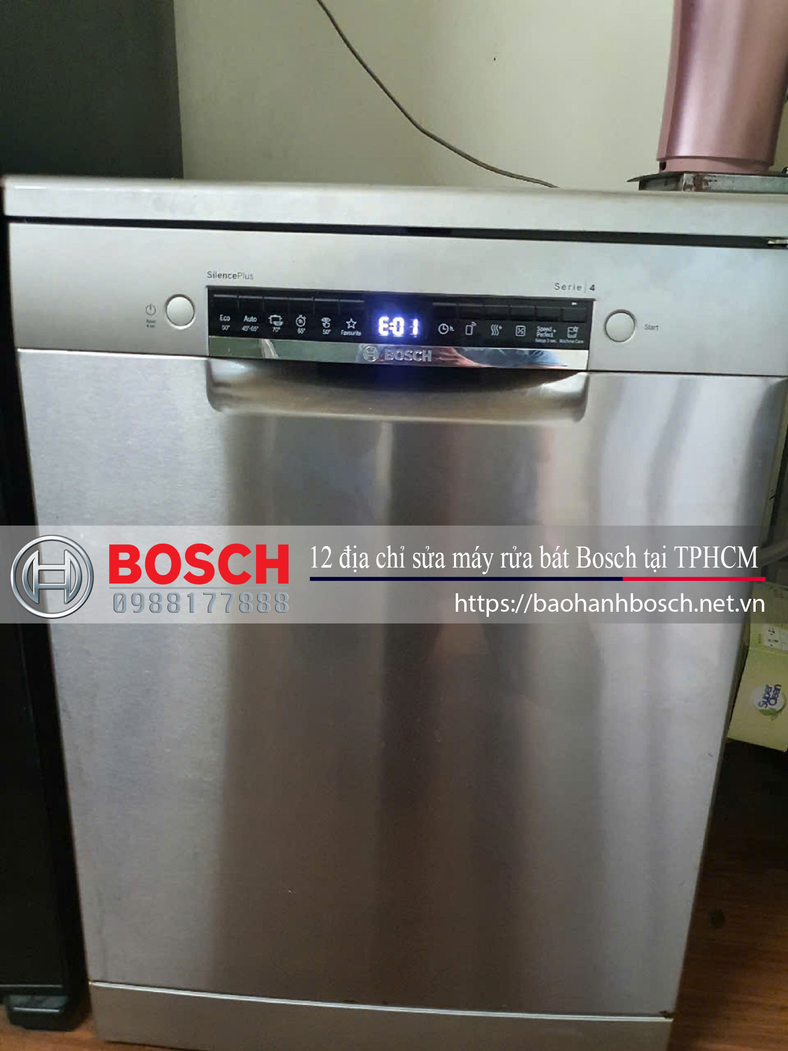 Dịch vụ sửa chữa máy rửa chén bát Bosch tại Tp Hồ Chí Minh